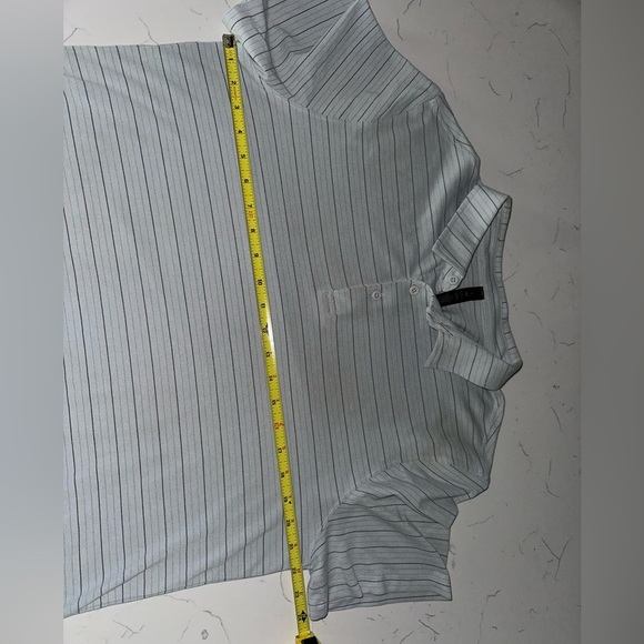 Lululemon Men's Logo Sport Polo Stripe Size Large - Picture 4 of 6